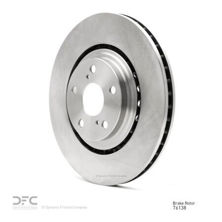 Dynamic Friction Co Disc Brake Rotor - Dynamic Friction Company 600-76138 600-76138